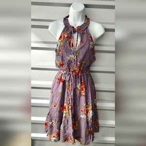 Xhilaration Dusty Purple Floral Dress